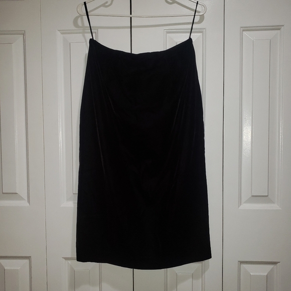 Vintage Cleo Velvet Skirt Burgundy Made in Canada - Picture 2 of 10